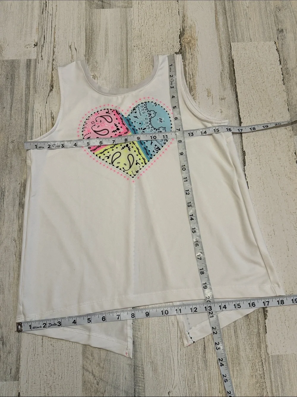 Kids Lucky in Love 2 pc. Bandana Halter Top Bright Pastel Skort Set L 1